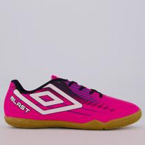 Chuteira Umbro Blast Futsal Rosa e Preta