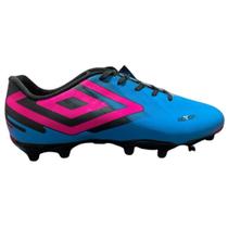 Chuteira umbro camp0 action azul/preto/rosa Chuteira umbro camp0 action azul/preto/rosa