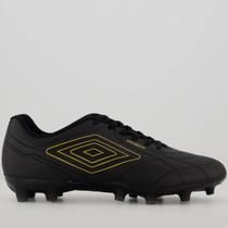 Chuteira Umbro Class Footballer Campo Preta e Dourada