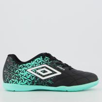 Chuteira Umbro Class Neo Futsal Juvenil Preta e Verde