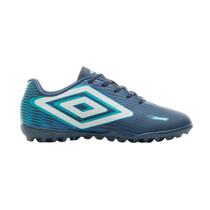 Chuteira Umbro Frame Society Masculina Marinho Branco Scuba Blue