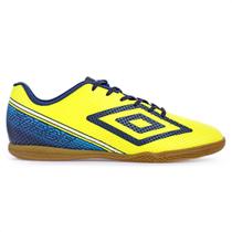 Chuteira Umbro Futsal Force Amarelo Marinho e Branco - Masculino
