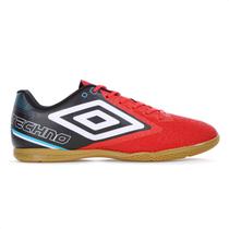 Chuteira Umbro Futsal Techno II Vermelho Preto e Azul - Masculino