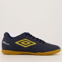 Chuteira Umbro Neo Striker Futsal Marinho e Dourada