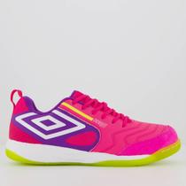 Chuteira Umbro Pro 5 Bump Futsal Rosa