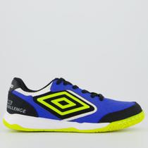 Chuteira Umbro Pro Challenge Uptake Futsal Azul e Verde