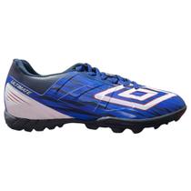 Chuteira umbro society ultimate-royal branco roco