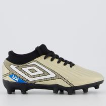 Chuteira Umbro Ux Campo Juvenil Dourada e Preta Chuteira Umbro Ux Campo Juvenil Dourada e Preta