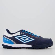 Chuteira Umbro X-Confort Society Marinho e Branco