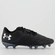 Chuteira Under Armour Clone Magnético PRM 3.0 FG Campo Preta