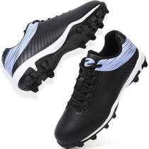 Chuteiras de beisebol com zíper para homens, preto-azul Chuteiras de beisebol com zíper para homens, preto-azul