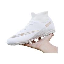 Chuteiras De Futebol Unissex Premium De Cano Alto FG TF Com Travas Longas E Curtas Confortáveis Chuteiras De Futebol Unissex Premium De Cano Alto FG TF Com Travas Longas E Curtas Confortáveis