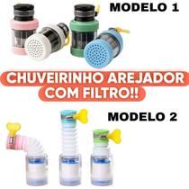 Chuveirinho Arejador com Filtro Purificador Misturador Extensor de Torneira Fácil Instalação Chuveirinho Arejador com Filtro Purificador Misturador Extensor de Torneira Fácil Instalação