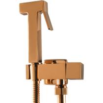 Chuveirinho Higiênico Quadrado Luxo Rose Gold em Aço Inox para Banheiro Chuveirinho Higiênico Quadrado Luxo Rose Gold em Aço Inox para Banheiro