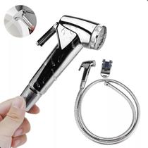 Chuveirinho Kit Duchinha Higiênica Ducha Cromada 1,20m Banheiro com registro