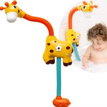 Chuveirinho para banho bebe banheira brinquedo eletrônico c/ ventosa - Buba