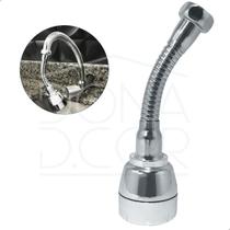 Chuveirinho Torneira Arejador Com Extensor Ponteira Gourmet ABS Extensor Inox Flexivel Bico Regulável 360 Adaptador Bico Ponta Torneira Pia Cozinha