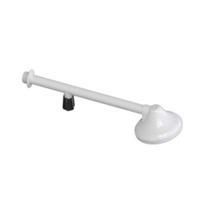 Chuveiro 5" com Braço e Registro Branco 1/2" - Ideal para Banho Relaxante