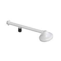 Chuveiro 5 Com Braço E Registro Branco 1-2 - Ideal Para Banho Relaxante