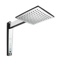 Chuveiro acqua century digital preto / cromado 7500w 220v