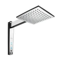 Chuveiro Acqua Century Digital Preto Cromado 7500W Lorenzetti 220V