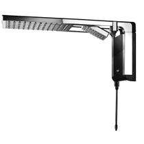 Chuveiro Acqua Duo 220v 6800w, Lorenzetti, Preto/cromado