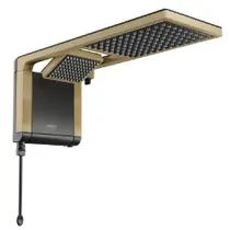 Chuveiro Acqua Duo Black / Matte Gold 220 Volts 6800 Watts - 7510169 - LORENZETTI