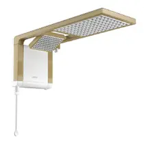 Chuveiro Acqua Duo Branco Matte Gold 220 Volts 7800 Watts - 7510165 - LORENZETTI