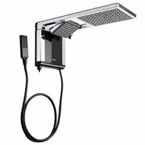 Chuveiro Acqua Duo Eletrônico Black de Parede Lorenzetti 127V 5500W Controle de Temperatura