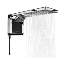 Chuveiro Acqua Duo Flex, 7510119 - Lorenzetti Preto/Cromado Chuveiro Acqua Duo Flex, 7510119 - Lorenzetti Preto/Cromado