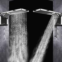 Chuveiro acqua duo preto e cromado 220v 6800w - lorenzetti