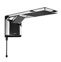 Chuveiro Acqua Duo Ultra 220v Preto com Cromado 7800w Lorenzetti Chuveiro Acqua Duo Ultra 220v Preto com Cromado 7800w Lorenzetti