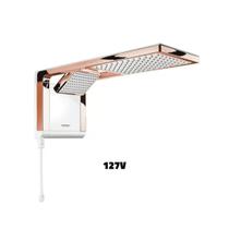 Chuveiro acqua duo ultra branco/ rose gold 5500w 127v lorenzetti