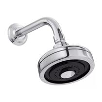 Chuveiro Auto Limpante Abs Com Cano Inox Cromado