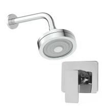 Chuveiro Autolimpante + Acab Monocomando Base Docol Cromado