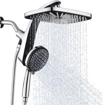 Chuveiro BOZYBO 30 cm Chuva & Ducha Manual Cromado com 9 Modos Chuveiro BOZYBO 30 cm Chuva & Ducha Manual Cromado com 9 Modos