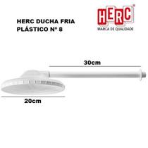 Chuveiro Com Braço Sem Registro Branco Valor Top 1/2 - Herc