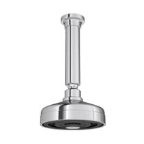 Chuveiro com Tubo de Teto 12,4cm Cromado