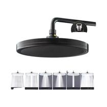 Chuveiro De Alta Pressão Com Grande Fluxo E 6 Modos, Cabeça De Chuveiro Redonda De 230mm, Acessório Chuveiro De Alta Pressão Com Grande Fluxo E 6 Modos, Cabeça De Chuveiro Redonda De 230mm, Acessório