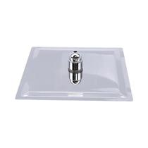 Chuveiro De Cascata Ultra-Fino Em Aço Inoxidável 10/8/6 Polegadas, Chuveiro De Chuva Quadrado