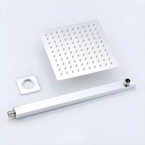 Chuveiro De Chuva De 10/12 Polegadas Com Braço Montado Na Parede Acessórios Para Banheiro