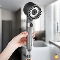 Chuveiro de mão ducha portátil massageadora com alta pressão multi jatos de água para banho banheiro piscina massagem