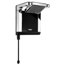 Chuveiro De Parede Acqua Star Ultra Preto/Cromado 220v Lorenzetti