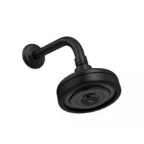 Chuveiro De Parede Redondo Acqua Plus Com Tubo 1990 Black Ma - Deca