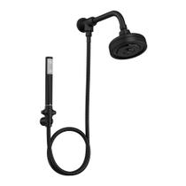 Chuveiro Deca Acqua Plus 1990.BL.STD.KIT.MT de Parede com Desviador Black Matte Chuveiro Deca Acqua Plus 1990.BL.STD.KIT.MT de Parede com Desviador Black Matte