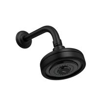 Chuveiro deca acqua plus tubo curvo parede black matte 1990.bl.std.mt