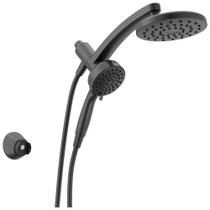 Chuveiro Delta PivotPro 3 em 1 Preto Fosco 7"