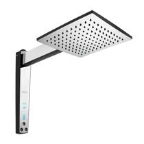 Chuveiro Digital Acqua Century Preto com Cromado 7500W 220V Lorenzetti Chuveiro Digital Acqua Century Preto com Cromado 7500W 220V Lorenzetti