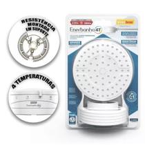 Chuveiro Ducha 220V/6800W 4T Enerbanho Branco - Enerbras