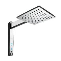 Chuveiro Ducha Acqua Century Digital 220v 7500w Preto Cromado Lorenzetti Chuveiro Ducha Acqua Century Digital 220v 7500w Preto Cromado Lorenzetti